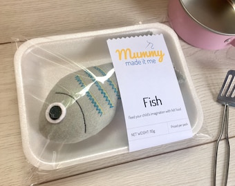 Felt Pretend Play Food Fish