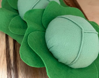 Felt Pretend Play Food Green Cabbage