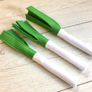 Pretend Play Felt Food Leek