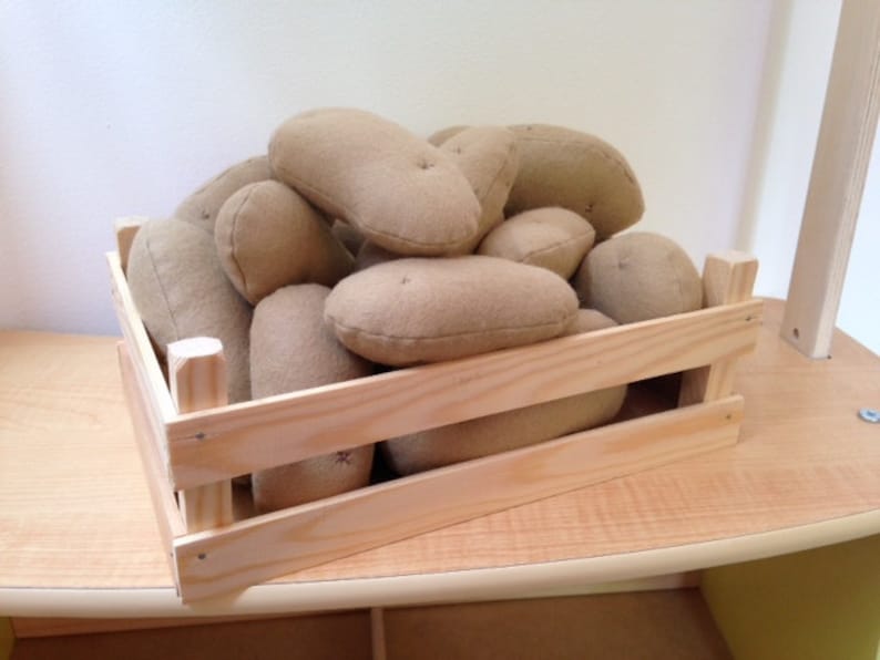 Pretend Play Felt Food Potatoes Small / Large / as a Set image 4