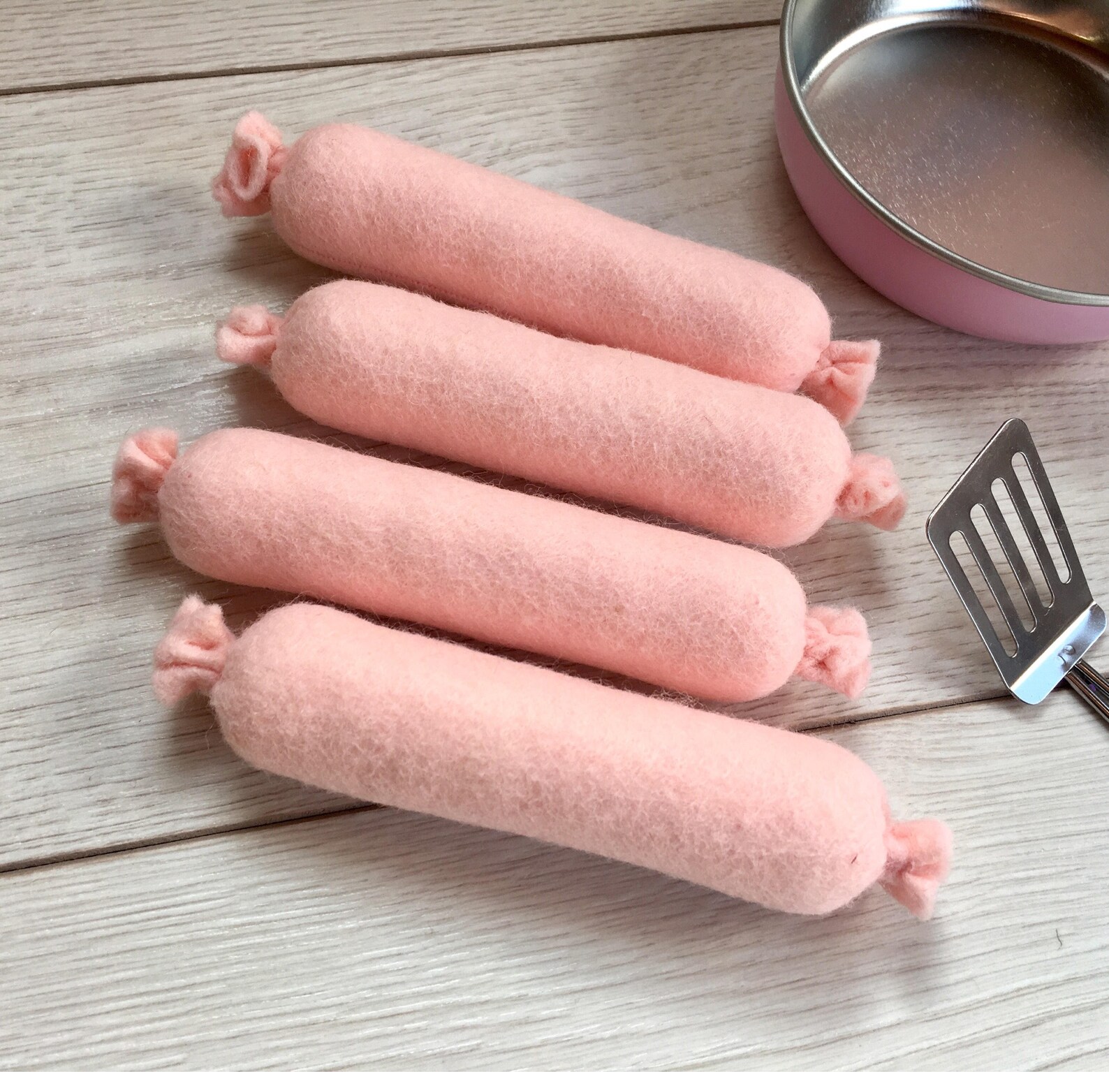 Pretend Play Felt Food Sausages Etsy UK