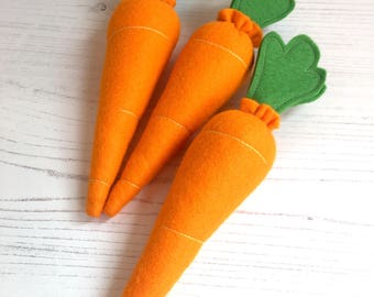 Pretend Play Felt Food Carrot