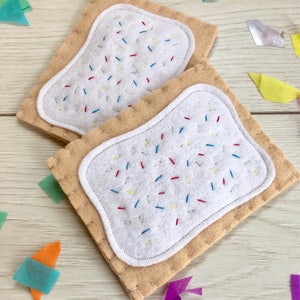 Felt Pretend Play Food Pop Tarts image 2