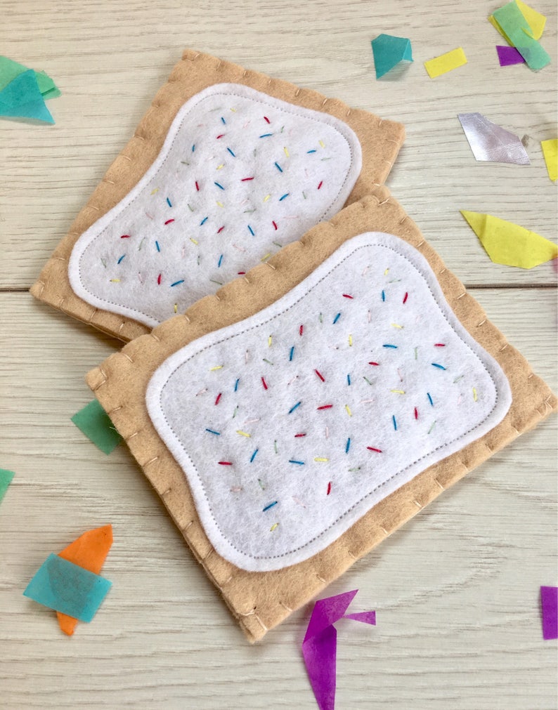 Felt Pretend Play Food Pop Tarts image 2