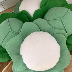 Felt Pretend Play Food Cauliflower image 1