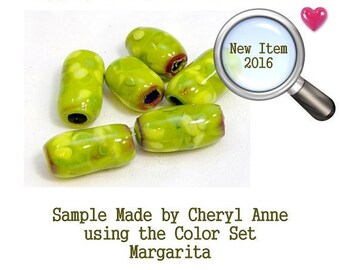 Margarita, Enamel Frit, Glass Frit, for Copper, Gold, Silver, PMC artists using torch fired or kiln fired processes I Love Enamels.com