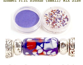 American Spirit Small Enamel Frit Blends for Torch Fired Copper Enamel Beads for Artists, Metalsmiths & Enamelist Color: American Spirit