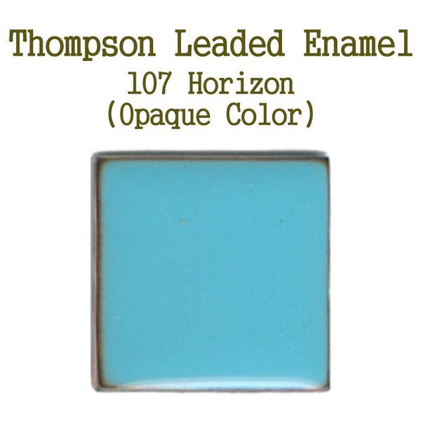 107  Horizon, Leaded Enamel for Sale, Thompson Enamel, 80 Mesh Enamels for Torch or Kiln Firing Process