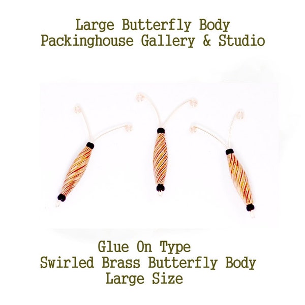 Butterfly Body (Large Size) glue in place, great for butterfly bodies that have been decorated very professional look nice 3 d effect.