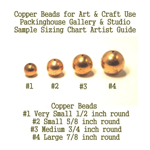 Round Bead Size Chart