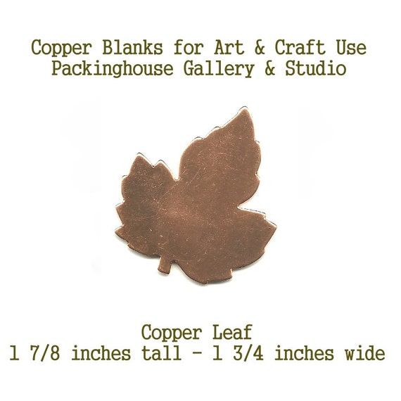 Artist Palette, Small Size, Copper Stamping blank metal cut out made of  copper for metal working