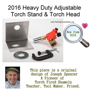 Heavy Duty Adjustable Torch Stand with Torch Head for Torch | Etsy