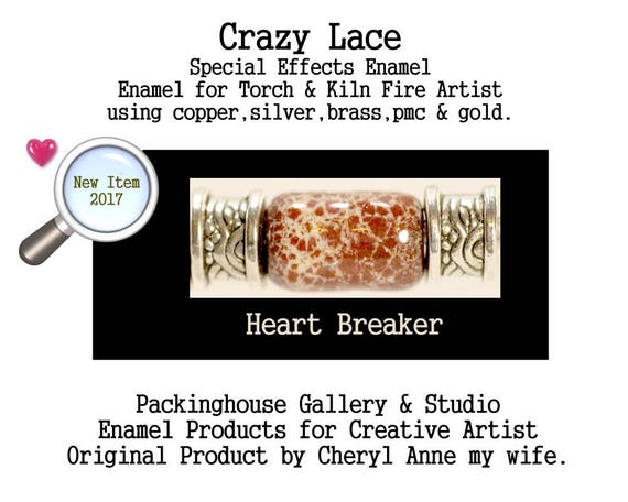 Heart Breaker Special Effects Enamel By Cheryl Anne Enamel Etsy