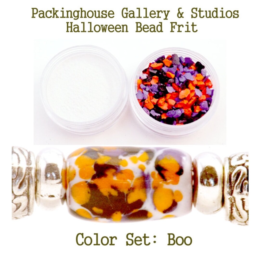 Halloween Bead Frit Mixes for Glass & Copper for Artists Using Torch