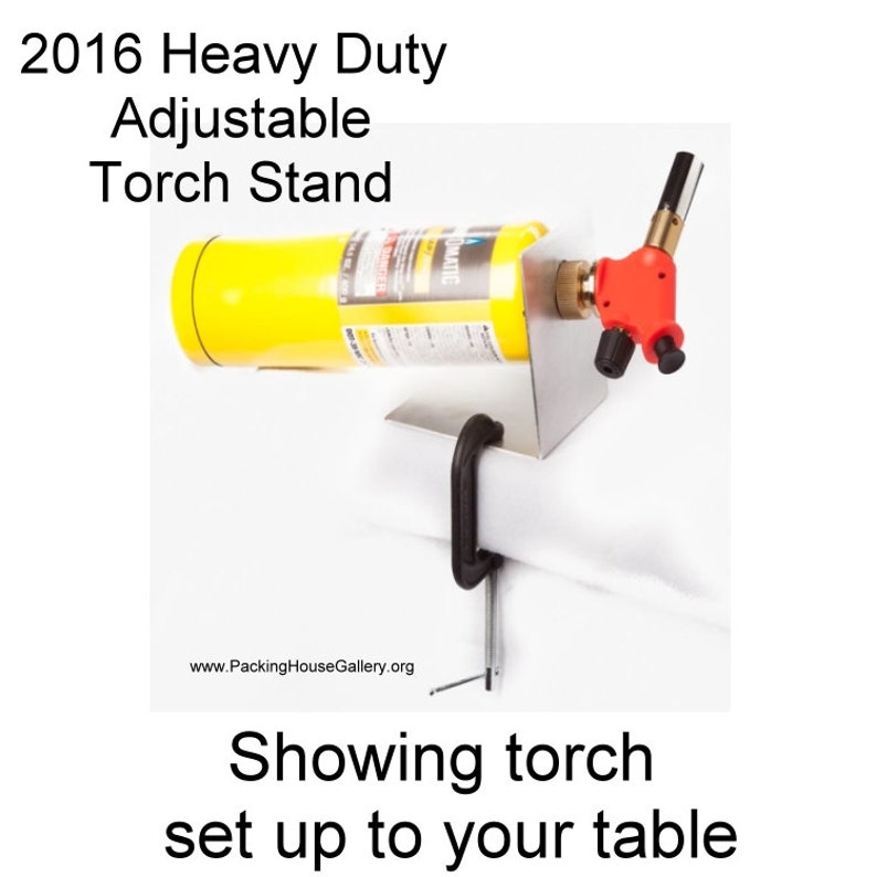Heavy Duty Adjustable Torch Stand With Torch Head for Torch - Etsy