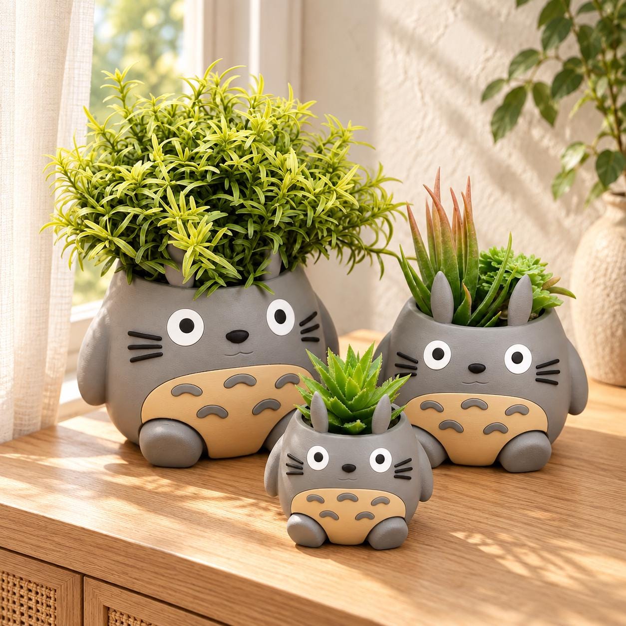 Totoro planter - Etsy 日本