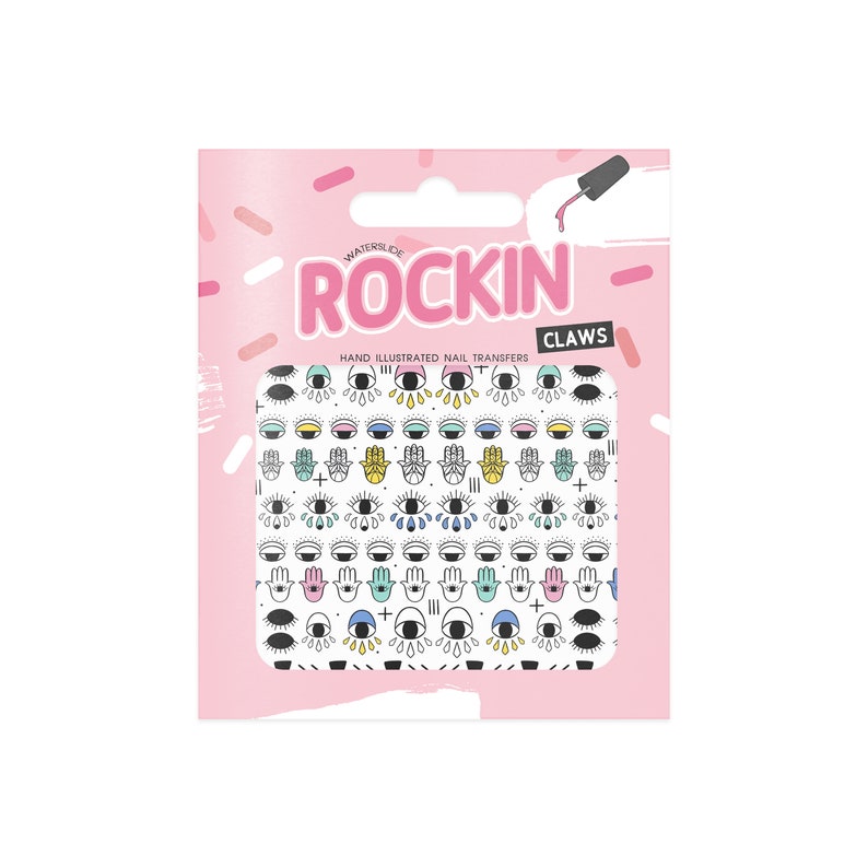 Hamsa Hand Nail Art Hamsa Hand Nail Art