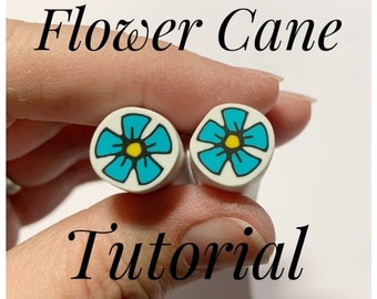 Polymer Clay Blumen Cane Anleitung: Anfänger DIY Schmuck (Digitaler Download)