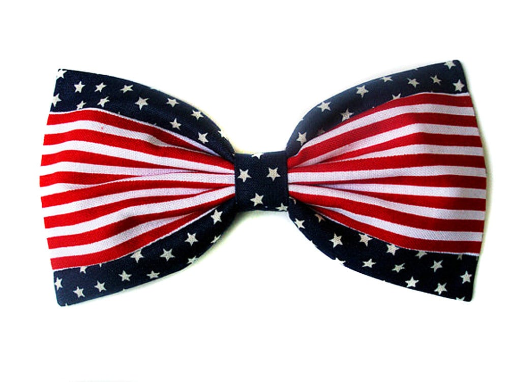 American Flag Hair Bow, Fourth of July Hair Bows, 4th of July HairBow ...