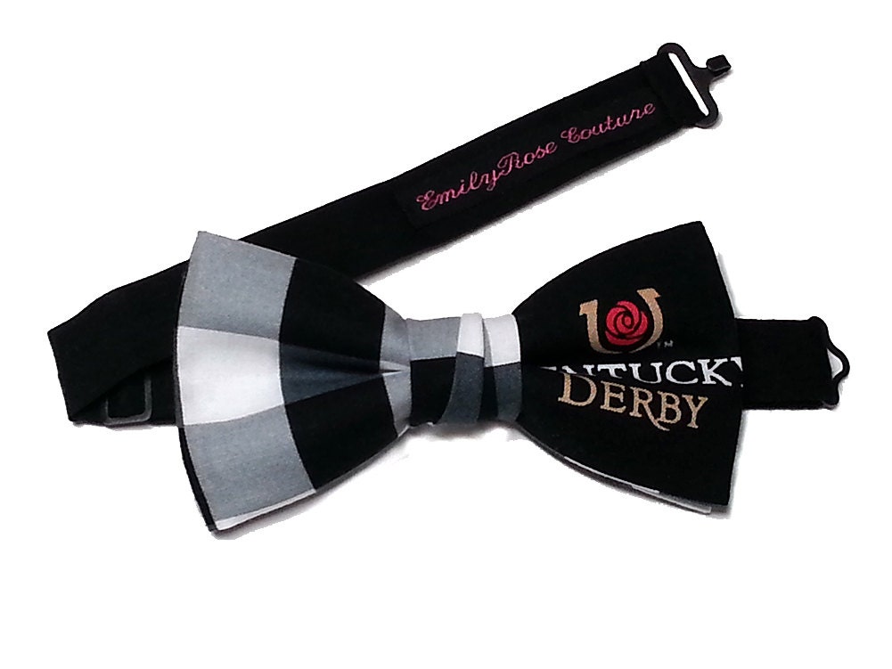 Kentucky Derby Bow Tie Kentucky Roses Bow Tie Derby Horses Bow Tie