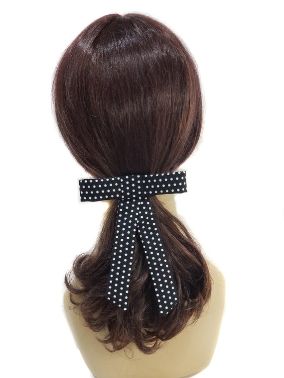 Retro Style Hair Bows Polka Dots Hair Bow New Trend Design Etsy