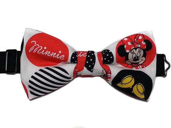 Classic Mickey Mouse Bow Tie Mickey Mouse Adventure Minnie - Etsy
