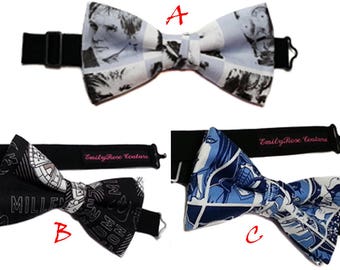 Star Wars Bow Tie- Star Wars The Millennium Falcon- Guardian of the Galaxy- Rebels- Pre Tied- Father and Son- Star Wars Gift Idea