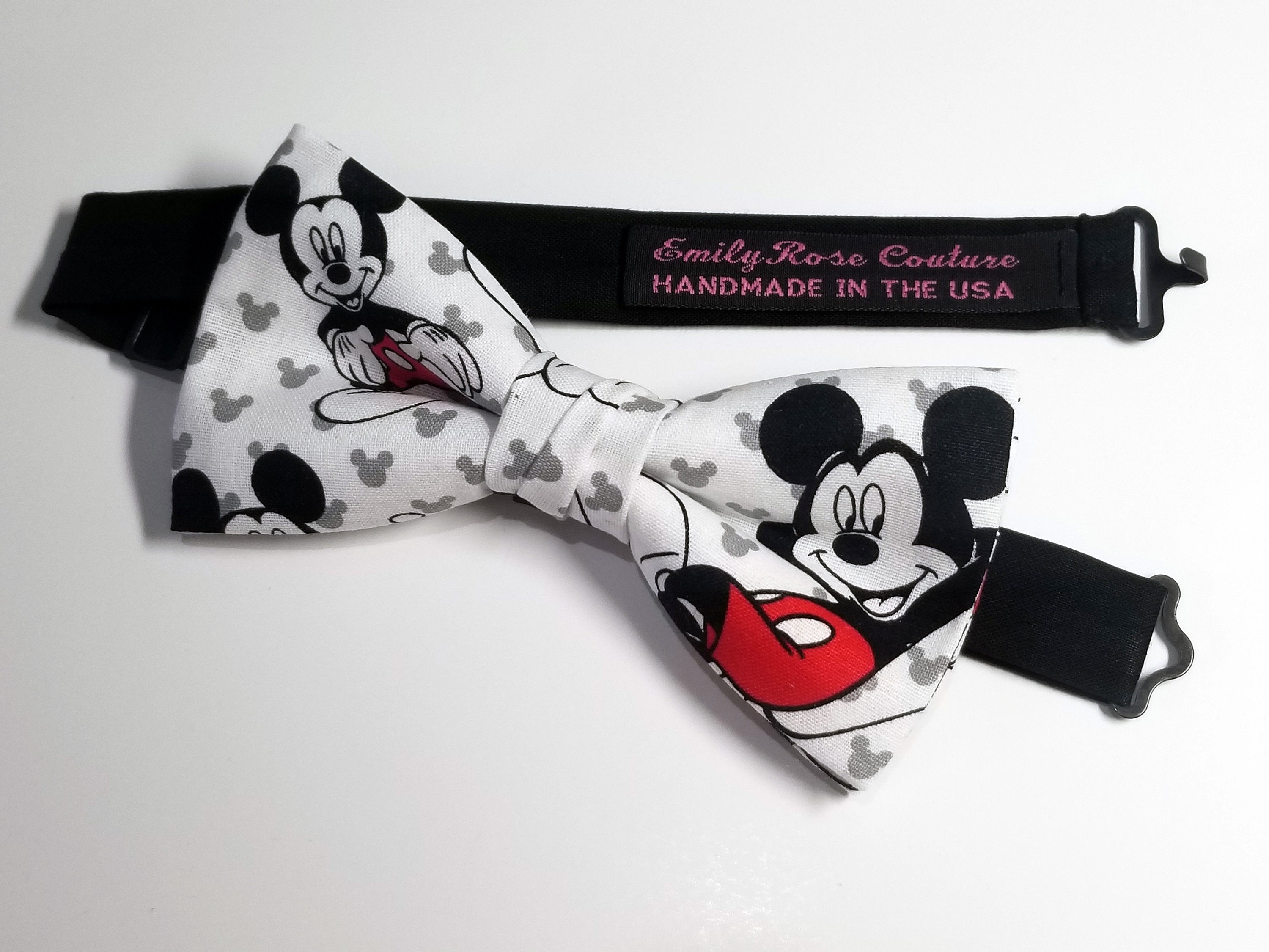Corbata de moño Mickey Mouse inspirada en Disney Corbata Etsy