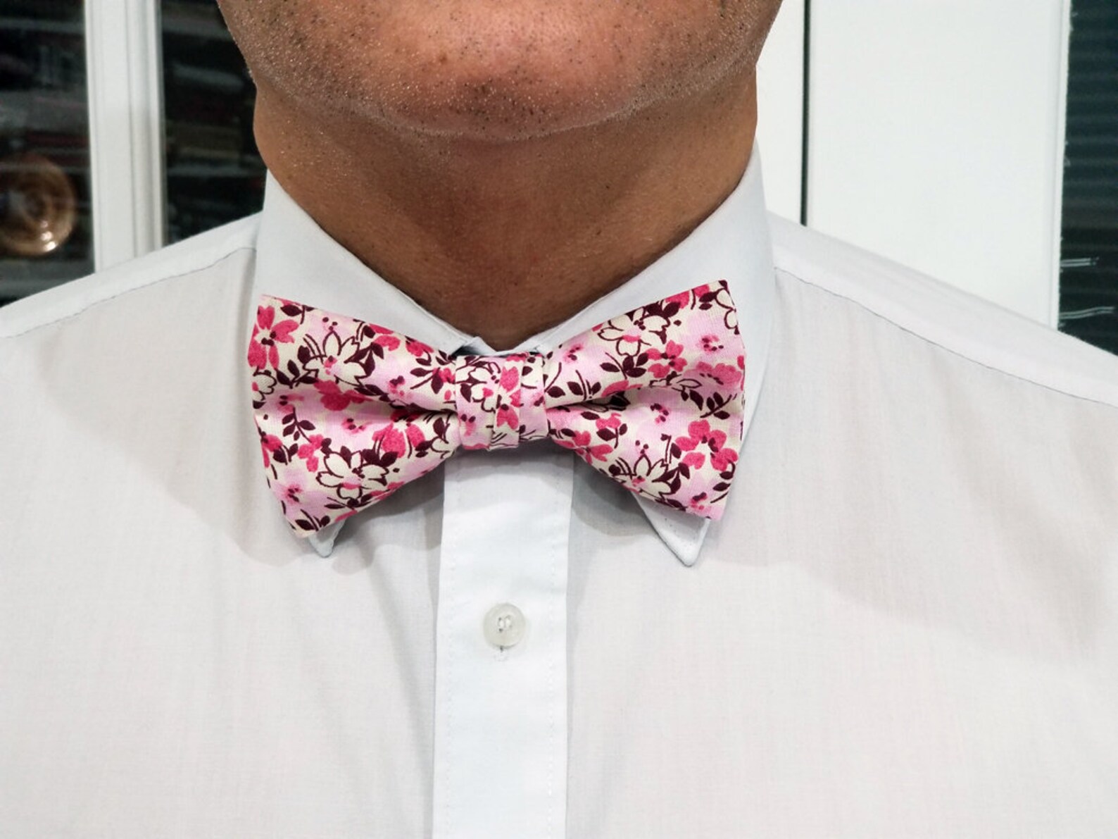 cherry blossom bow tie