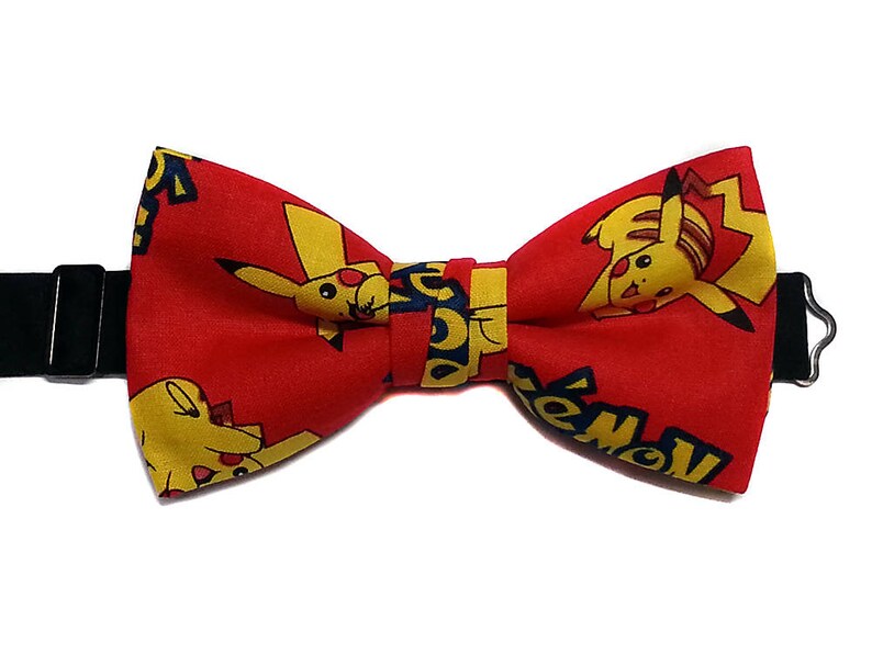Pokemon World Bow TiePikachu Bow Tie I Choose Etsy