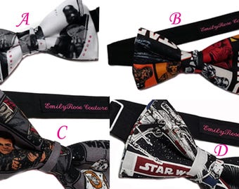 star wars suspenders and bow tie