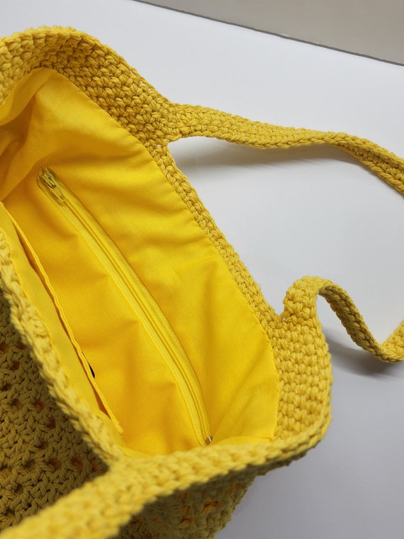Crochet Cotton Tote Bags- Macrame Handbag- Emilyrose Couture