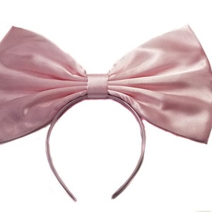 Giant Extra Large Satin Alice and Wonderland Inspired Hair Bows Kiki Delivery Services Hot Pink Red Black or Pink Cosplay image 9