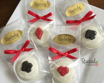Casino Playing Cards Chocolate Covered Oreo Favors (12 ct)