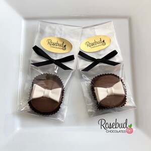 Bow Tie Chocolate Covered Oreo Favors: New Year's, Wedding, Baby Shower (12 Pack)