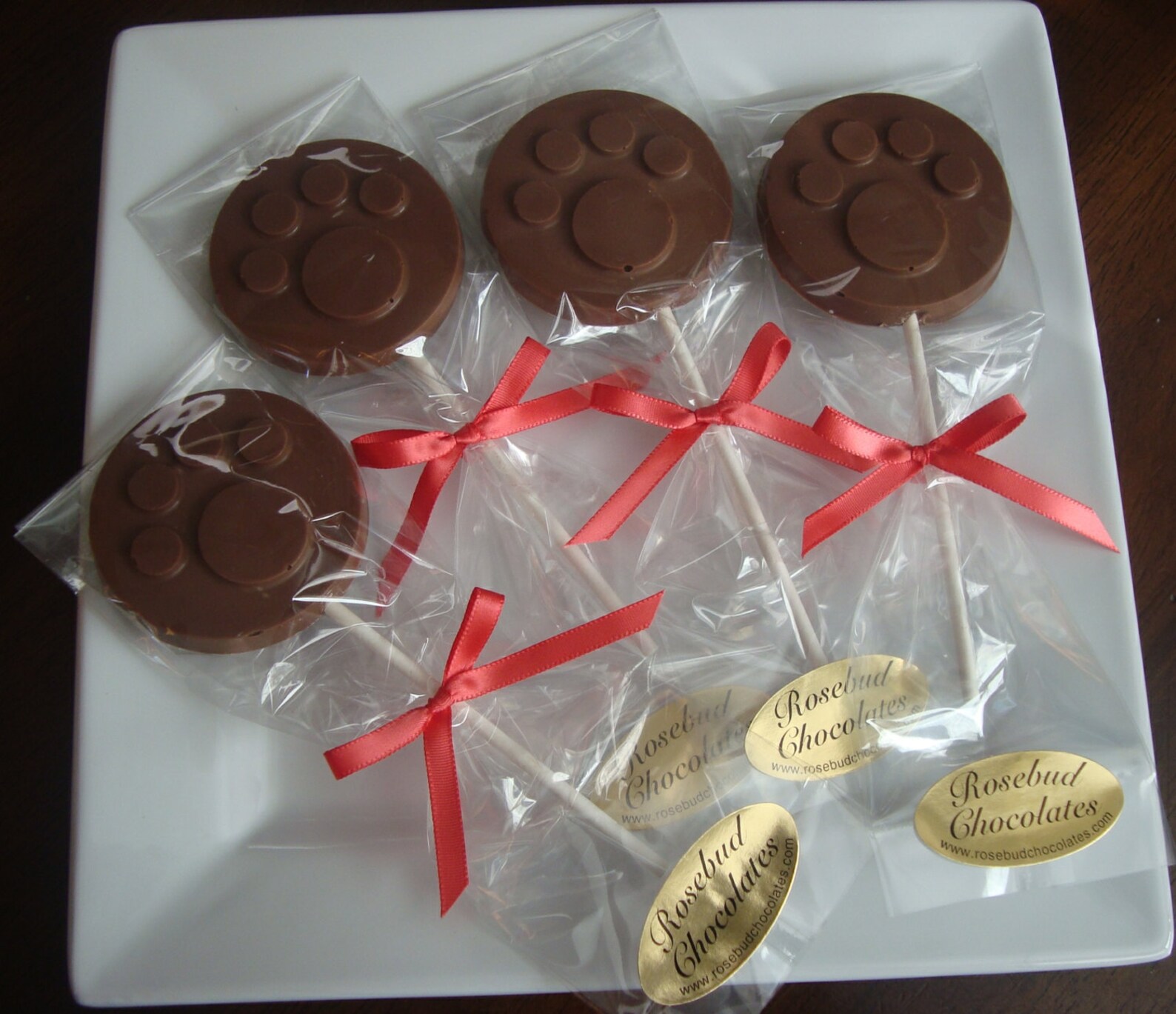 12 PAW PRINT Chocolate Lollipops Blues Clues Dog Favors Etsy