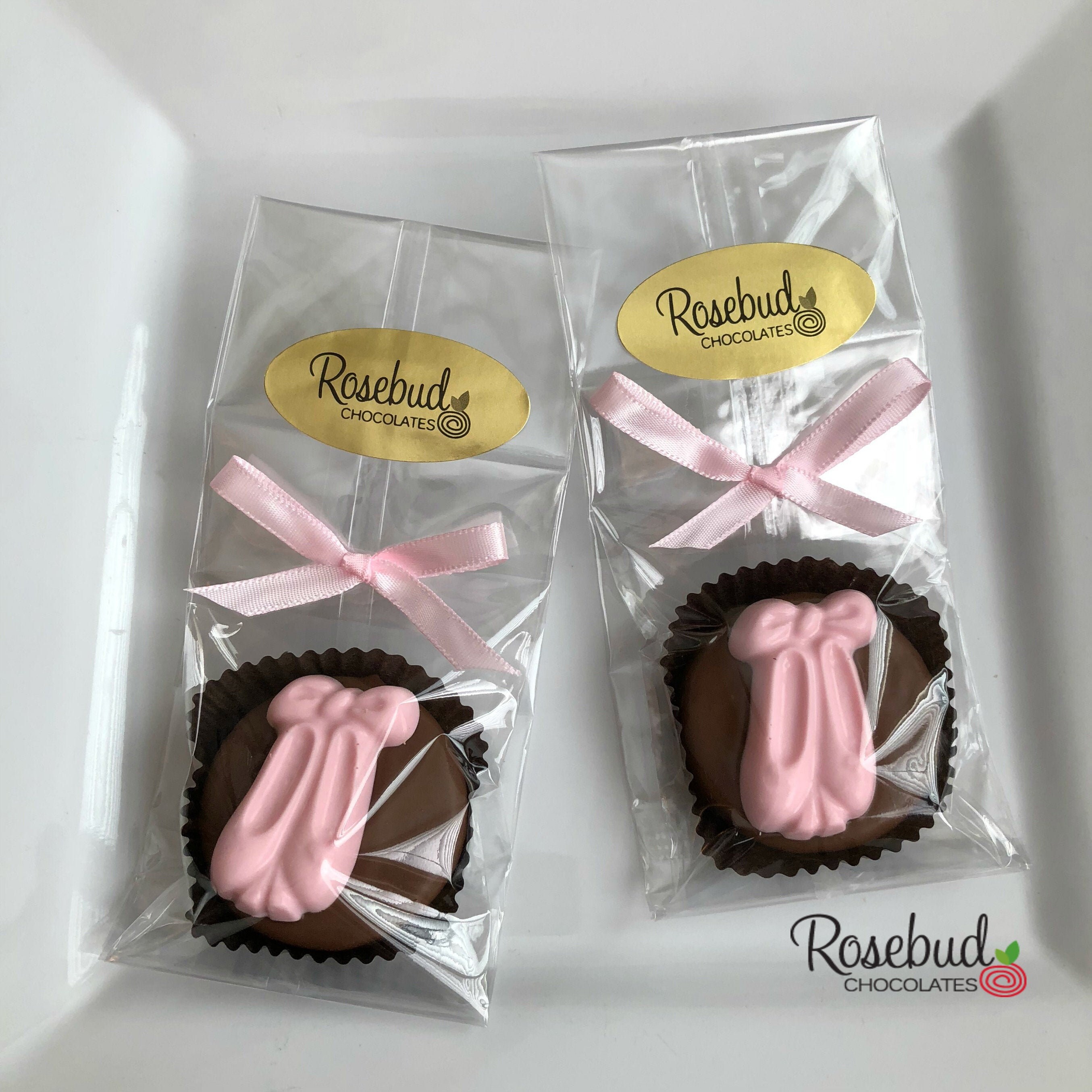 12 BALLET SLIPPERS Chocolate Covered Cookie |