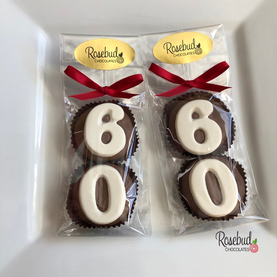 8 Pairs #18 Chocolate Covered Oreo Cookie Candy Party Favors Number Eighteen 18th Birthday Decorations
