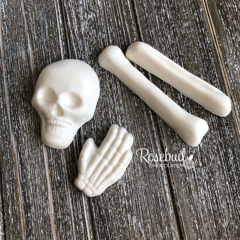 9 BAG of BONES Chocolate Skeleton Candy Party Favors Halloween Etsy