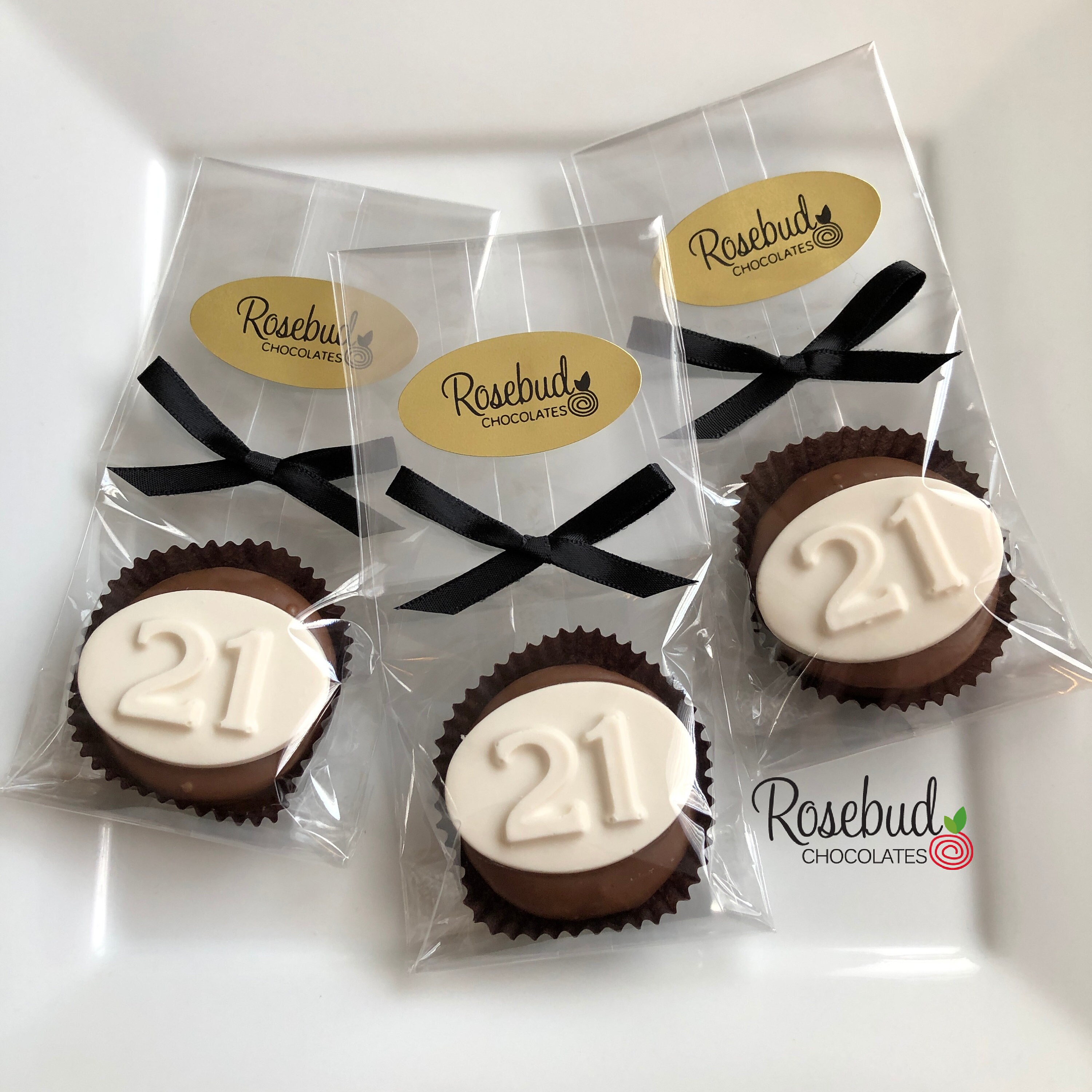 Chocolate Covered Oreo #21 Favors: 21st Birthday Dessert - 12