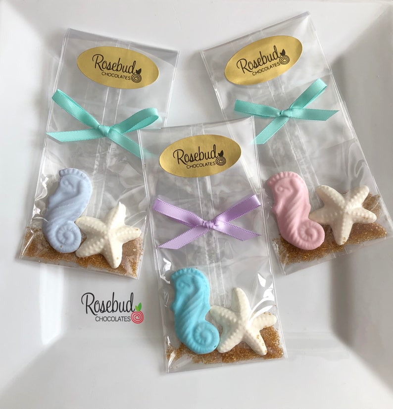 12 SEAHORSE STARFISH Chocolate Candy Party Favors Nautical Etsy