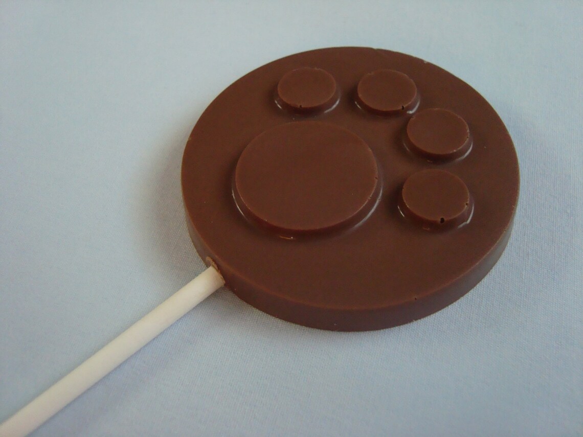 12 PAW PRINT Chocolate Lollipops Blues Clues Dog Favors Etsy