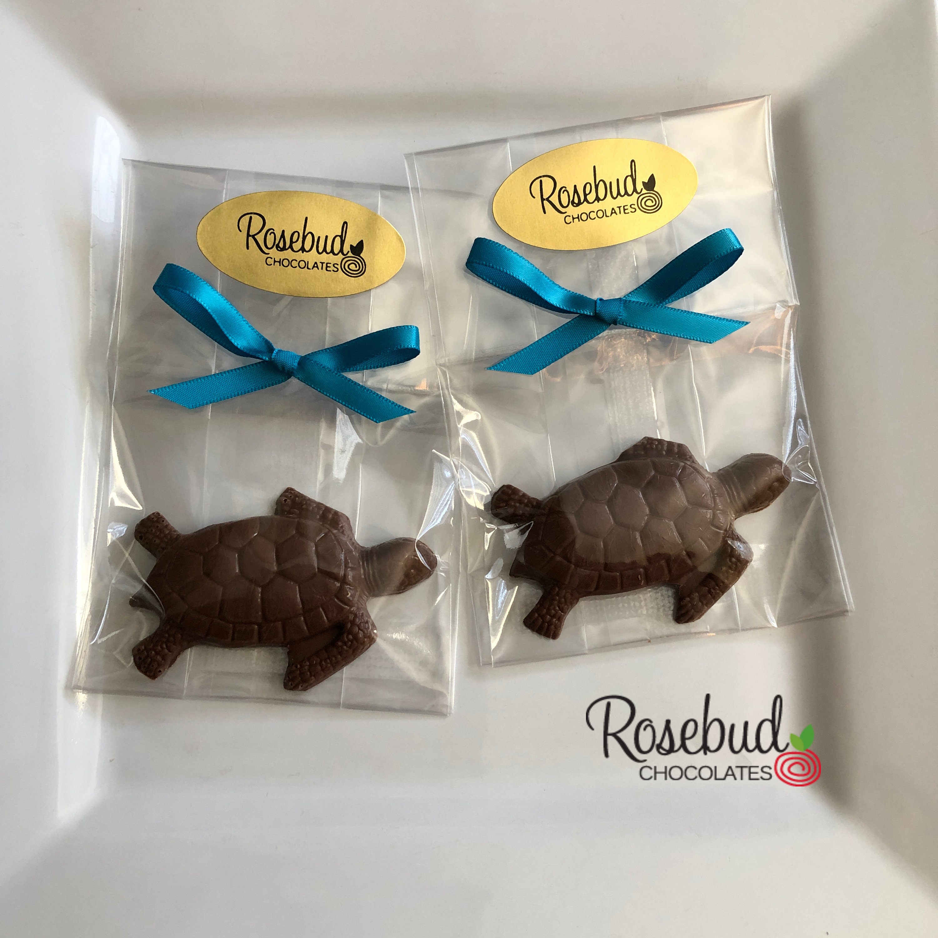 12 Sea Turtle Chocolate Candy Favors Beach Ocean Nautical Etsy 日本