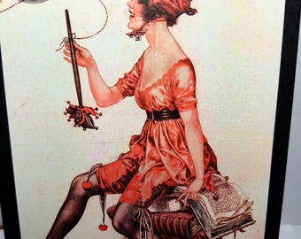 Bizarre Vintage StyIe Women Cards | Saucy Paris Ladies