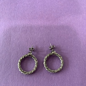 Hoop earrings