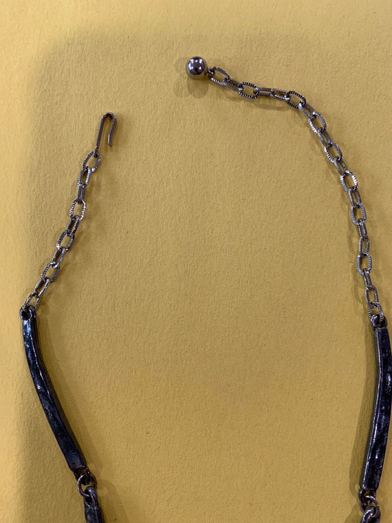 Vintage metal necklace - image 3