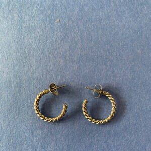 Silver hoops