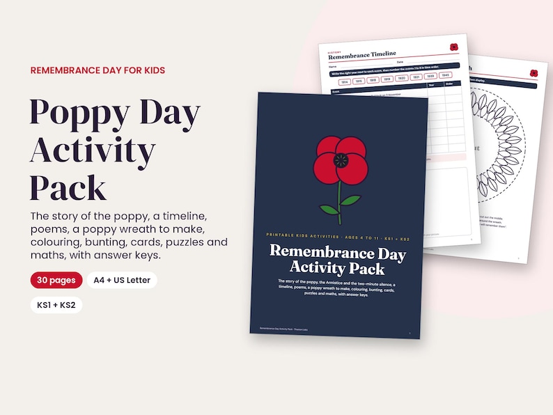 Remembrance Day Activity Pack