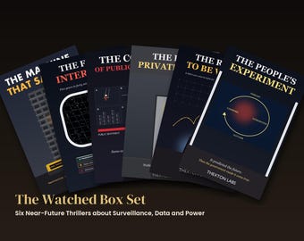Colección The Watched, 6 novelas cortas distópicas y de futuro cercano, paquete de libros electrónicos al estilo Black Mirror, formato Kindle EPUB y PDF.
