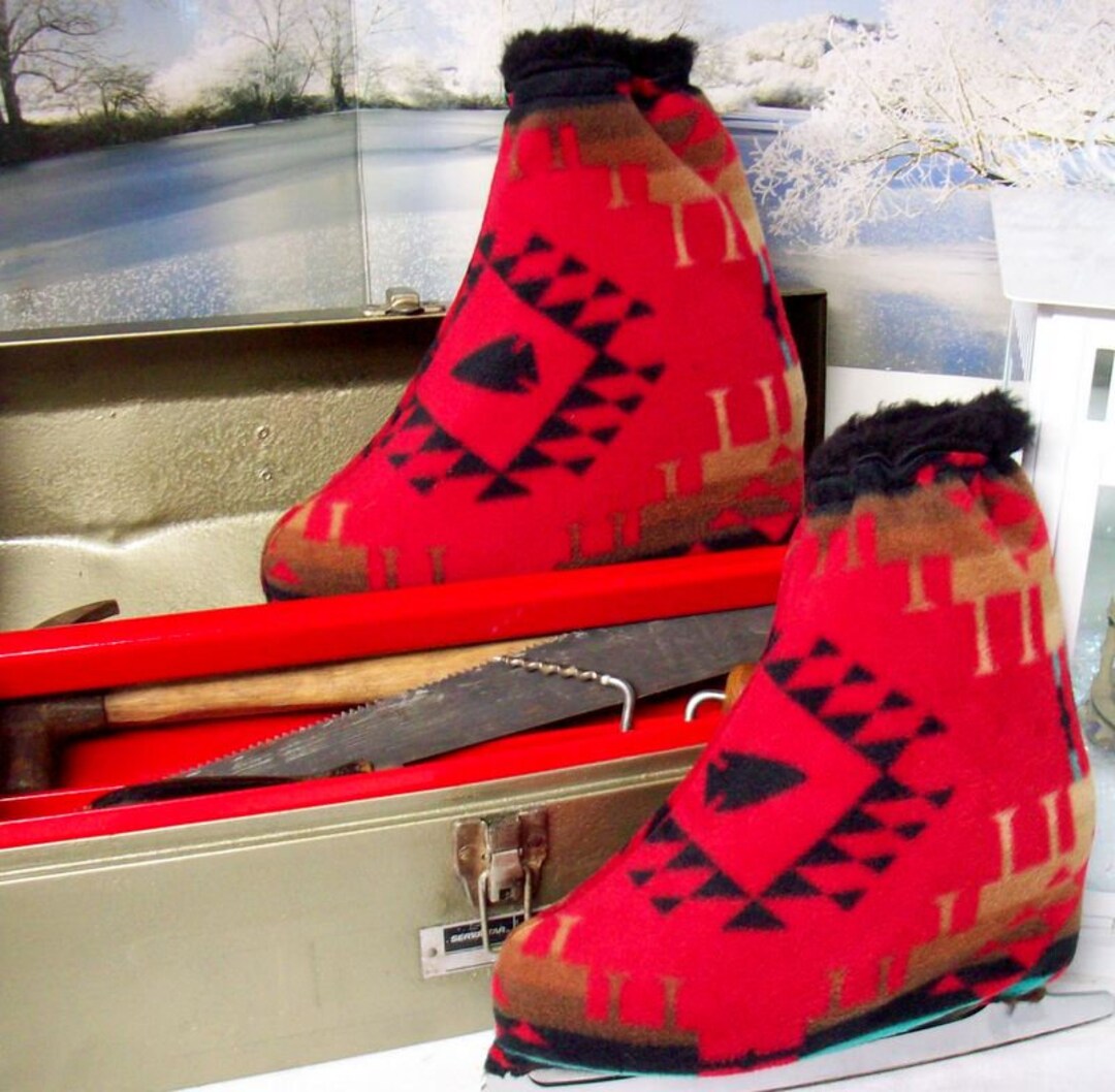 Melvage's Ice Skate Boot Warmers & Hockey Slipovers MOON Etsy
